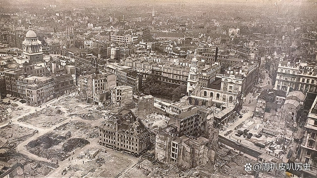 二战后残破不堪的英国伦敦